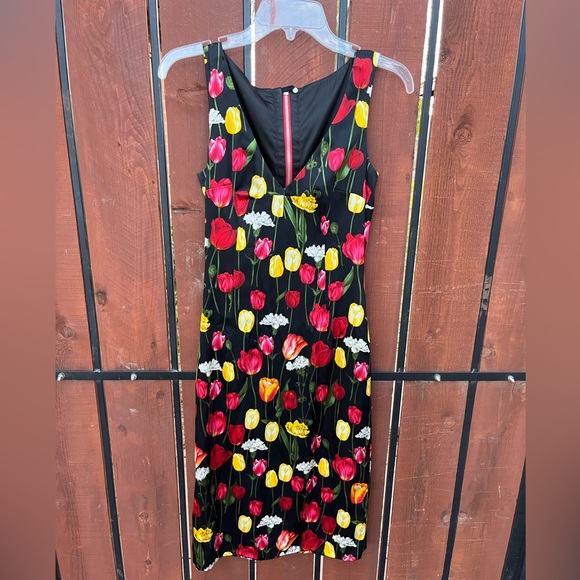 Dolce & Gabbana tulip silk dress size 42EU - Picture 3 of 13